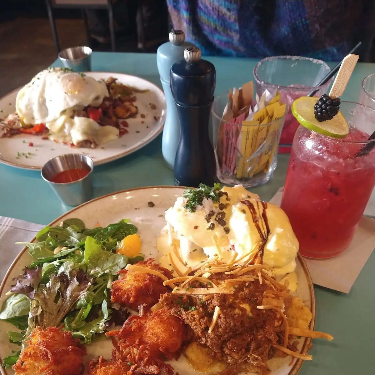 Eggs Benedict Sampler Platter
