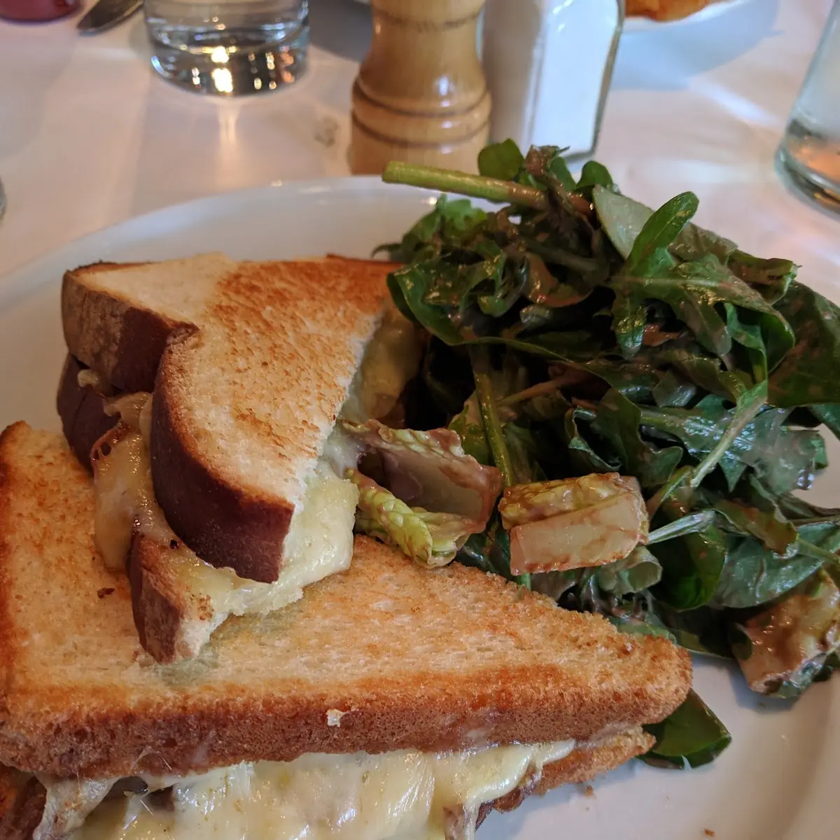 Duck and Grilled Cheese Sandwich