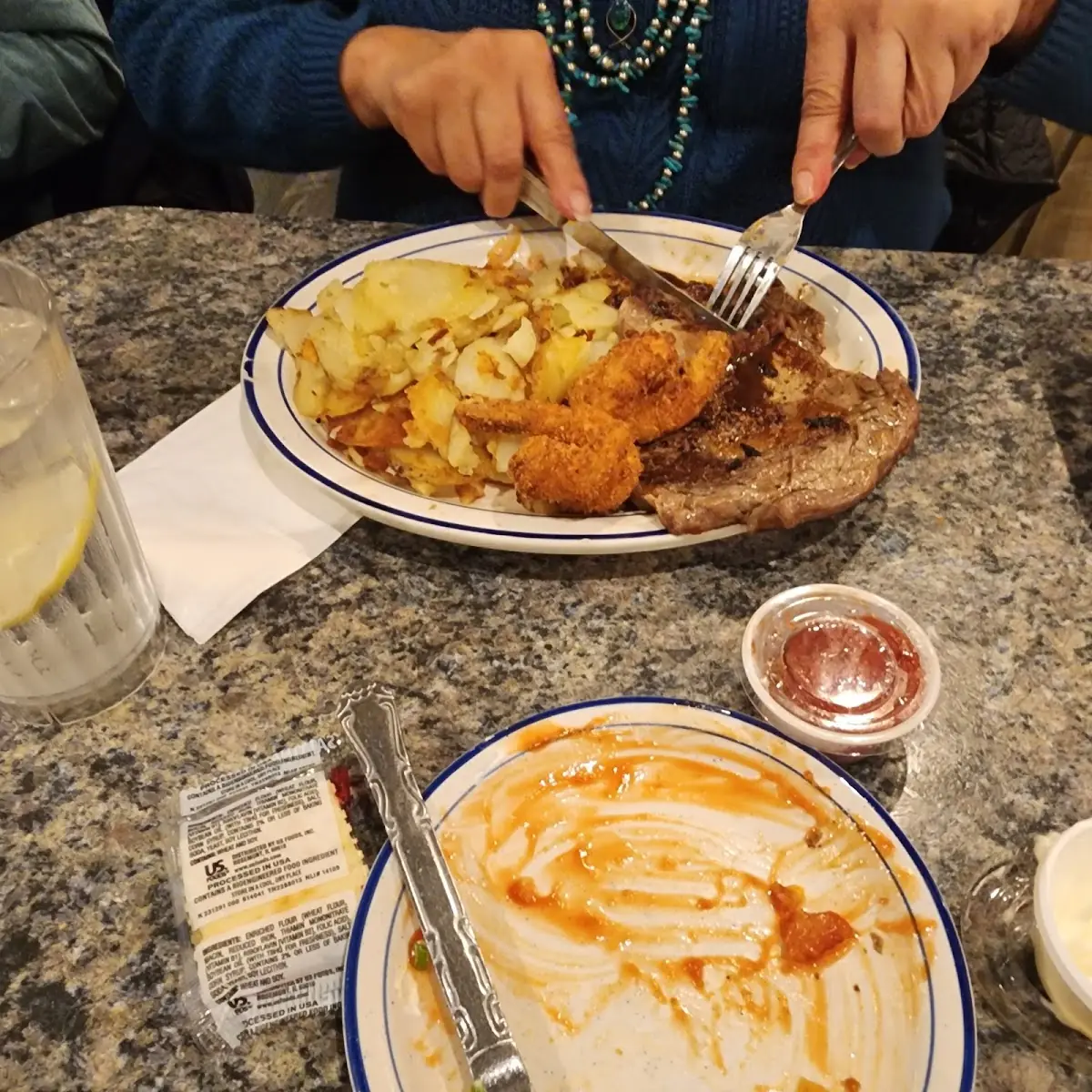 Steak and Shrimp