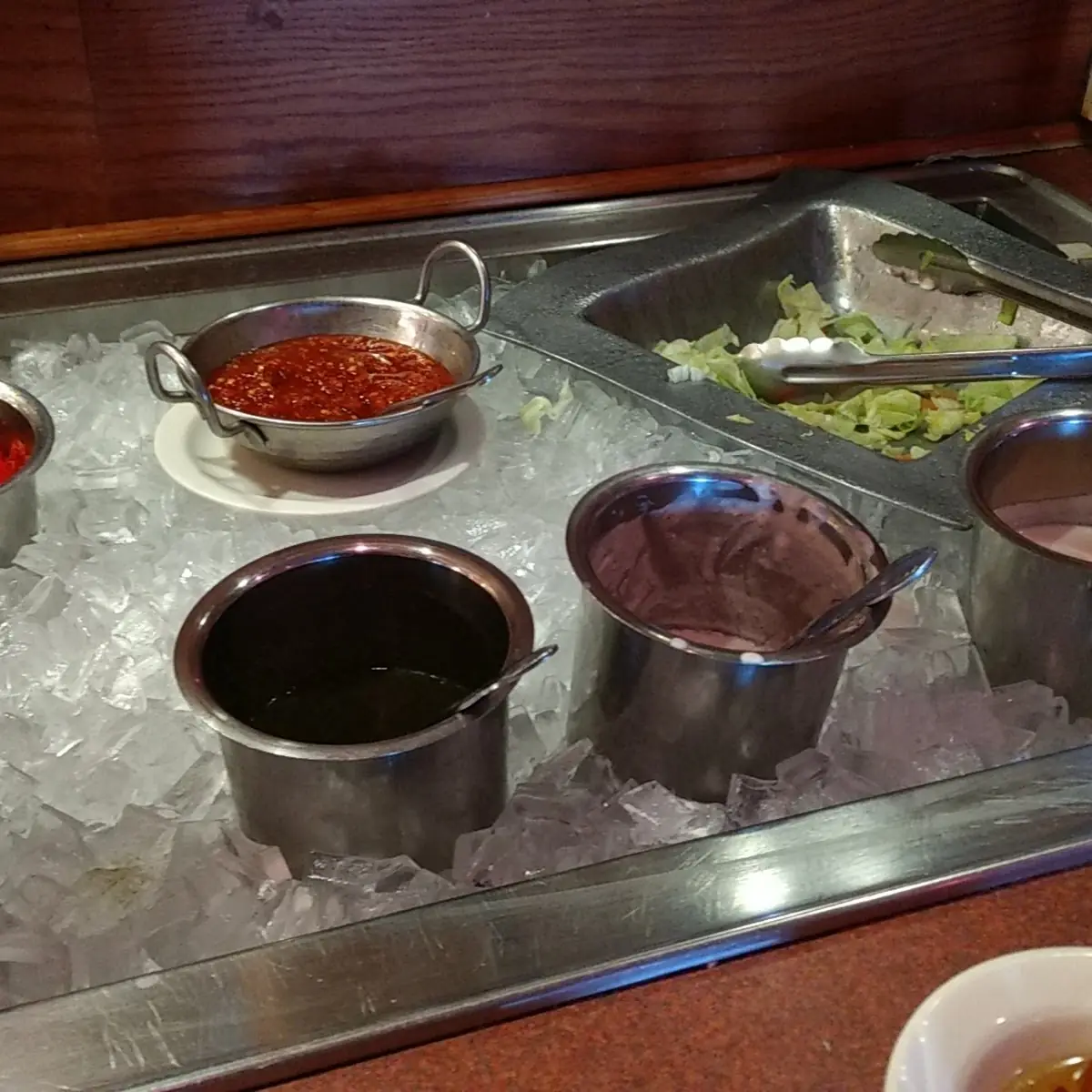 Chutney and Salad Bar