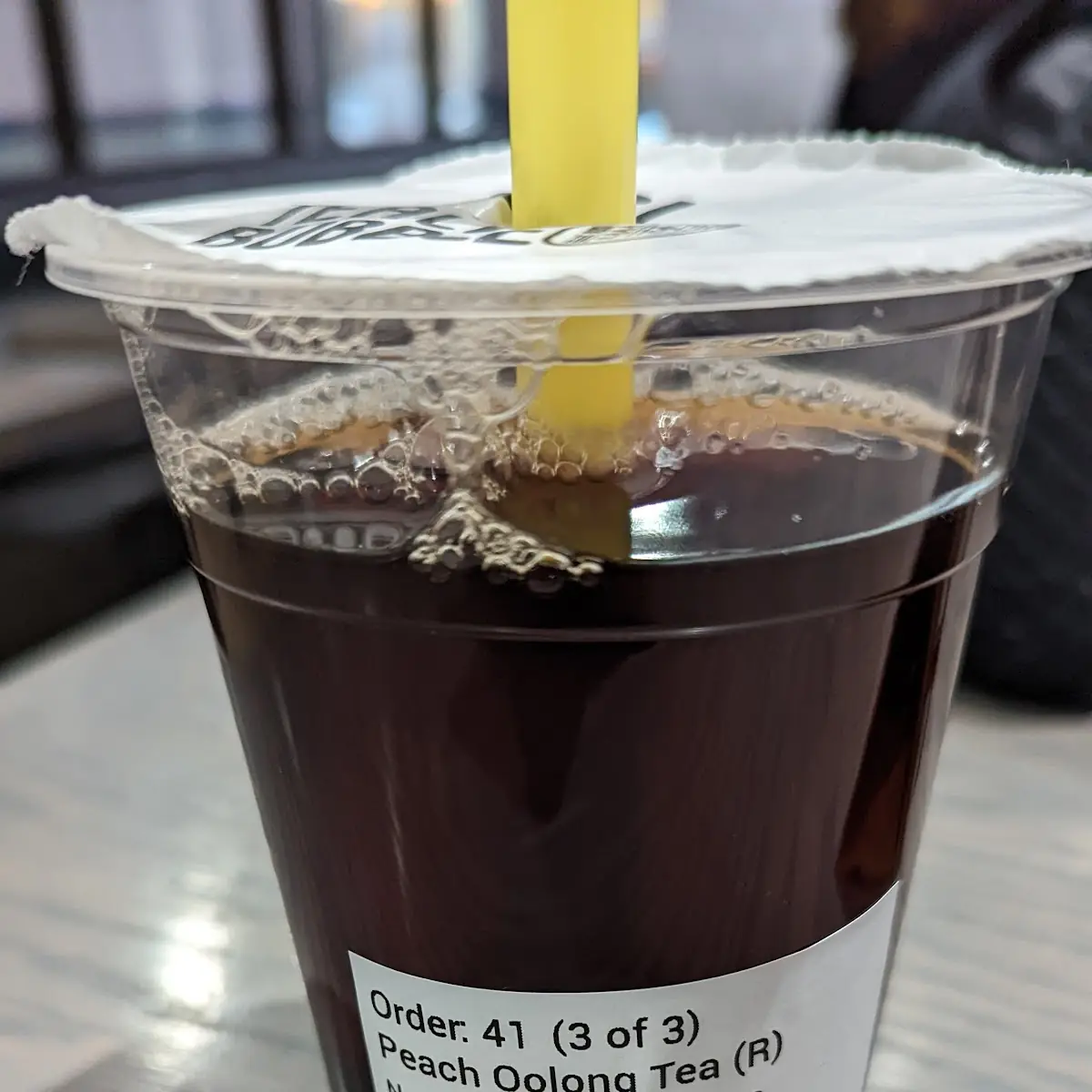 Peach Oolong Tea