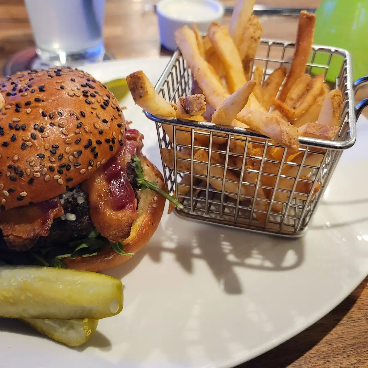 Bourbon White Cheddar Burger