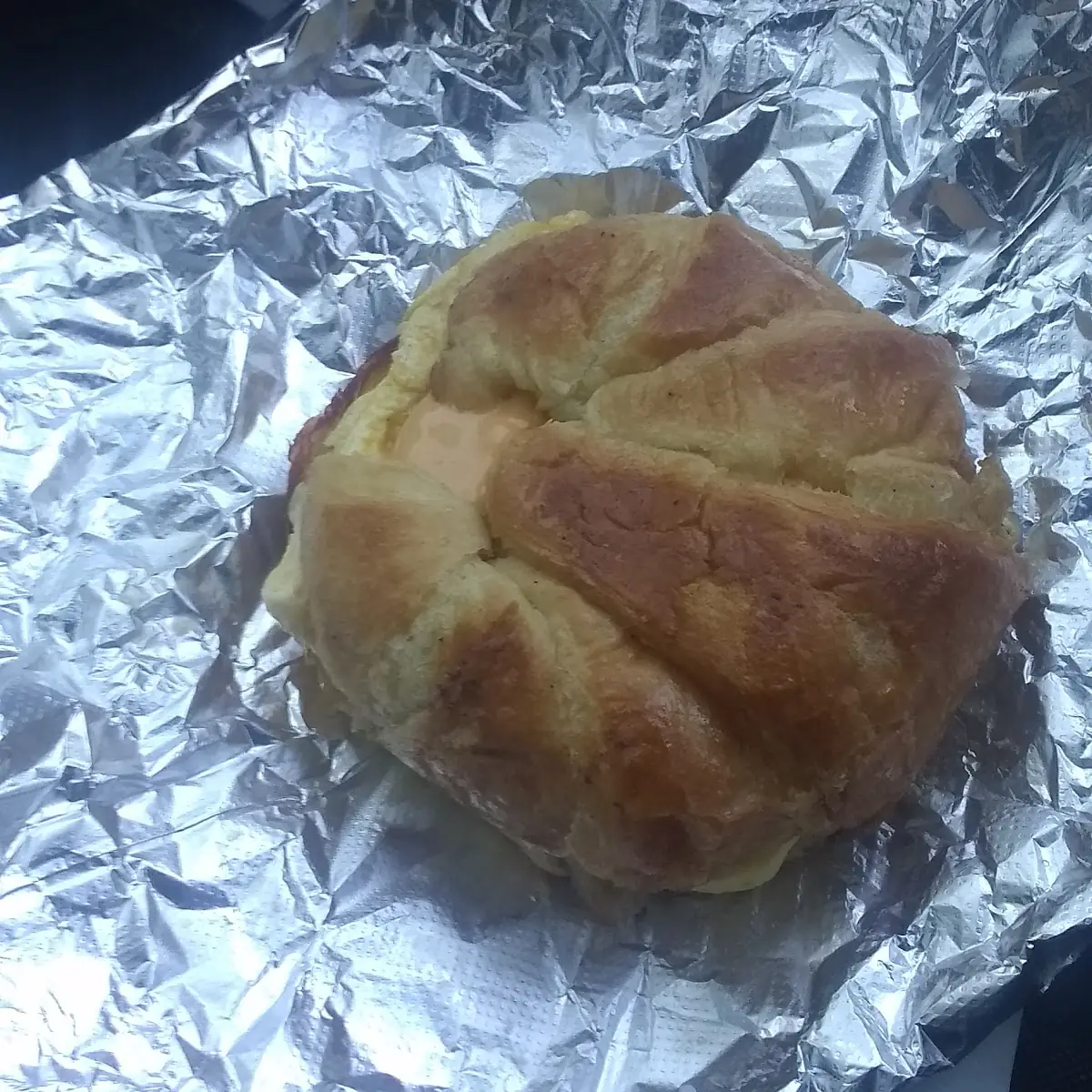 Croissant Sausage Egg and Cheese