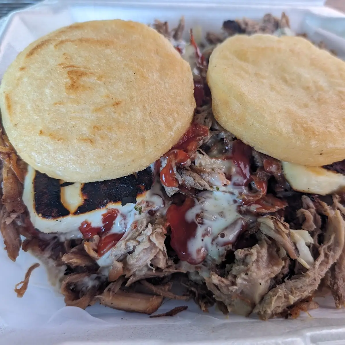 Pulled Pork Arepas