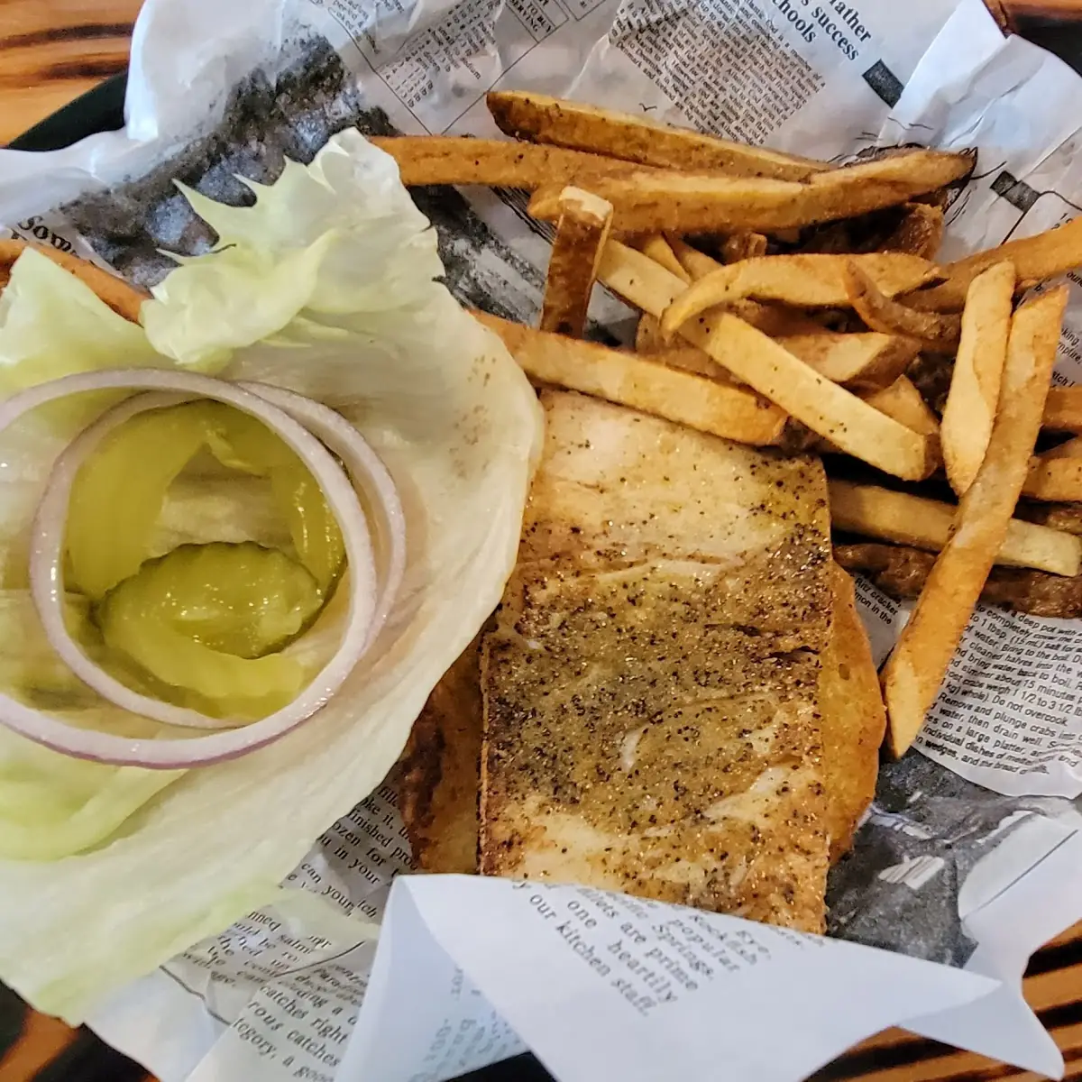 Grilled Fish Sandwich