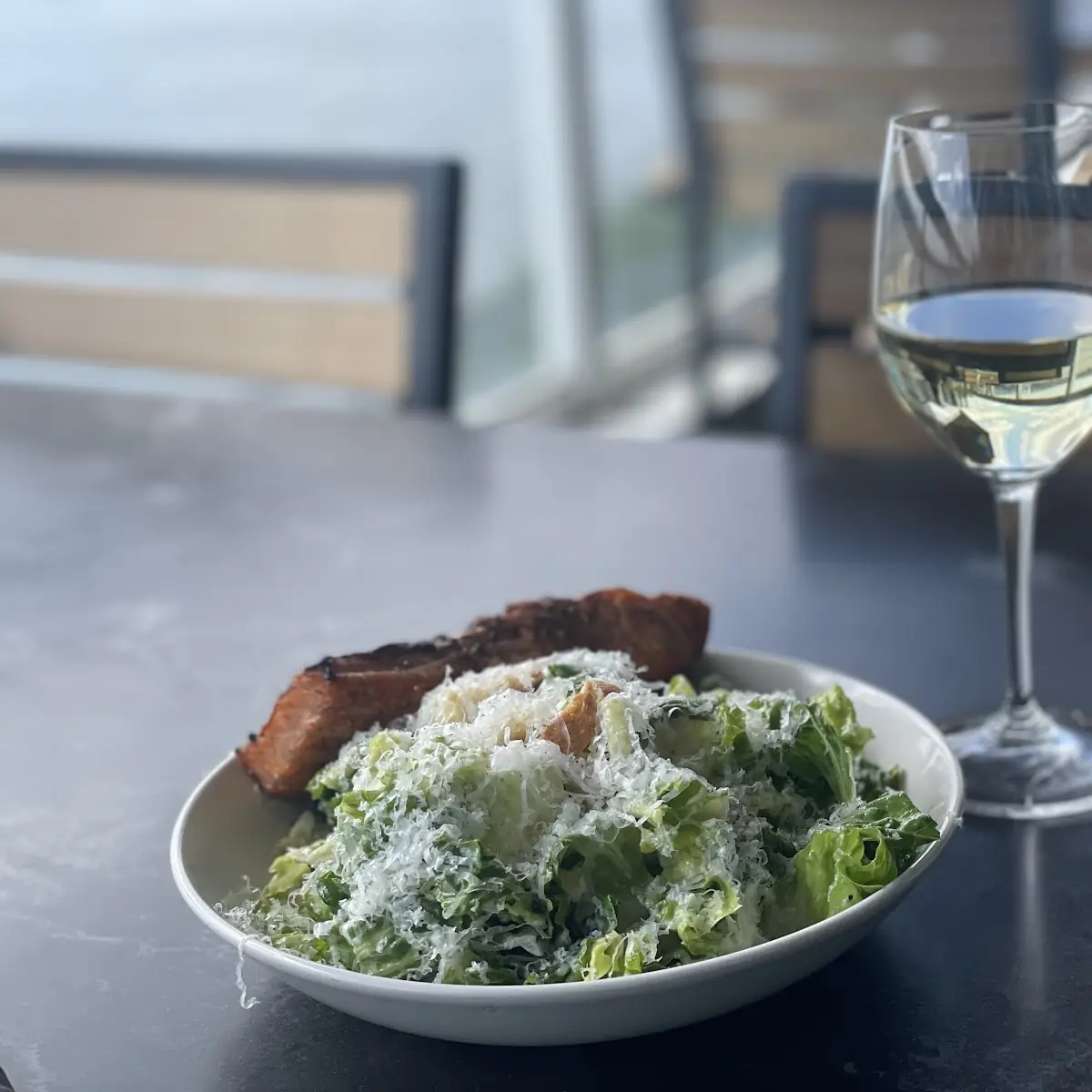 Smoked Salmon Caesar Salad