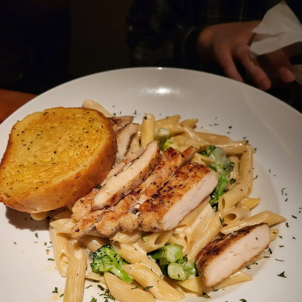 Grilled Chicken Alfredo