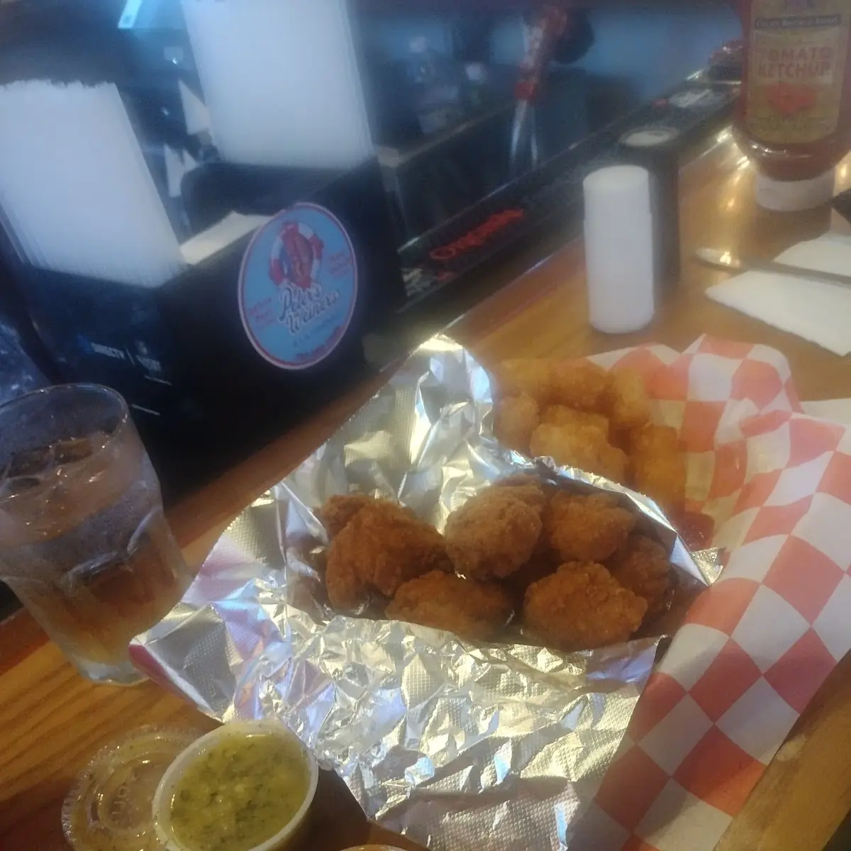 Chicken Wings with Tots
