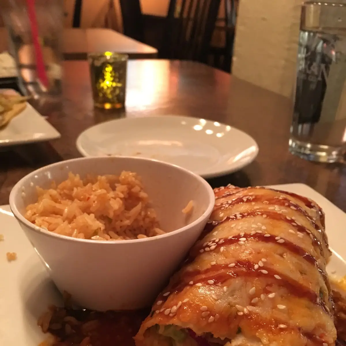 Korean Chicken Burrito