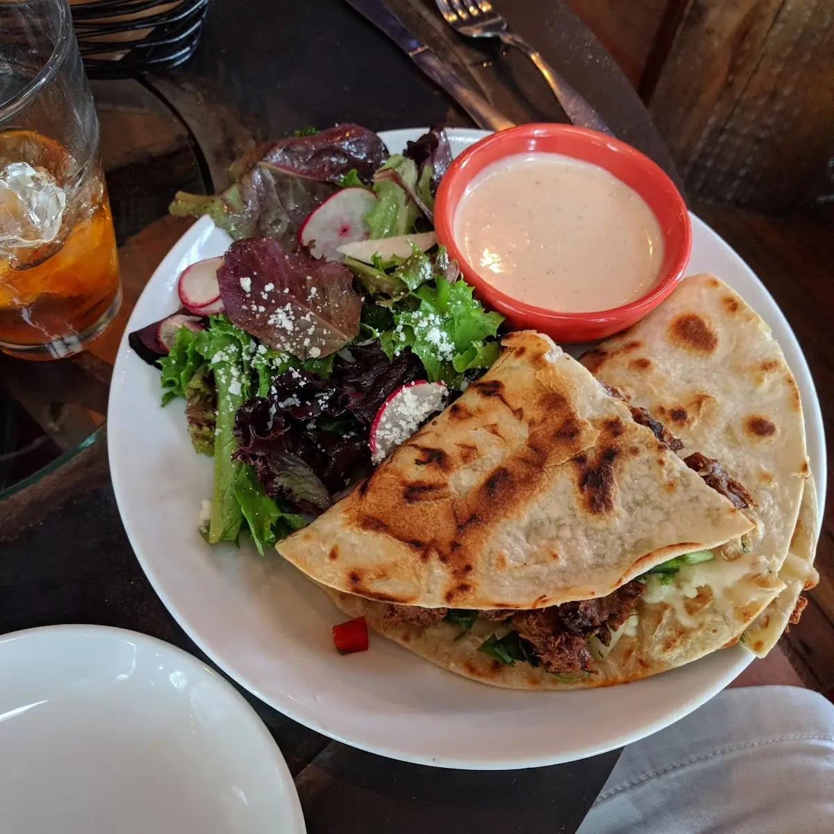 Beef Barbacoa Quesadilla