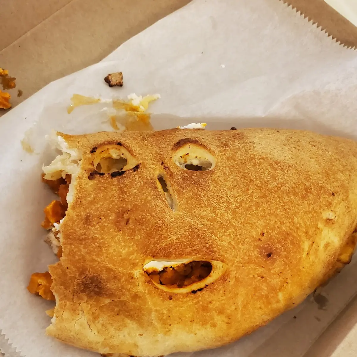 Buffalo Chicken Calzone