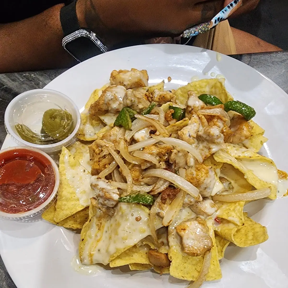 Cajun Chicken Nachos