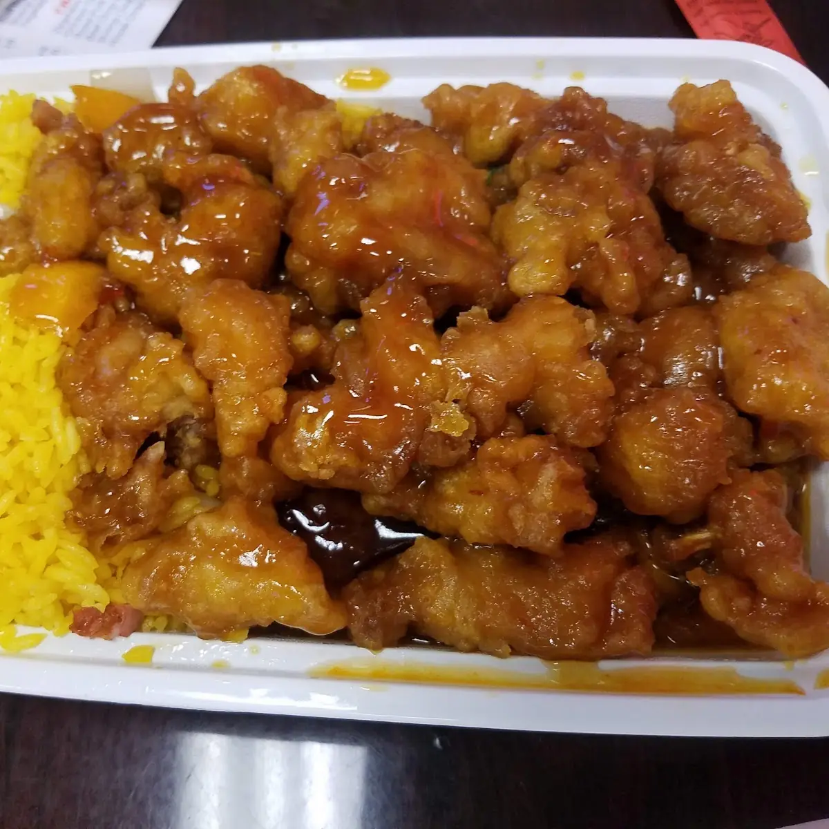 Orange Chicken with Fried Rice Combo