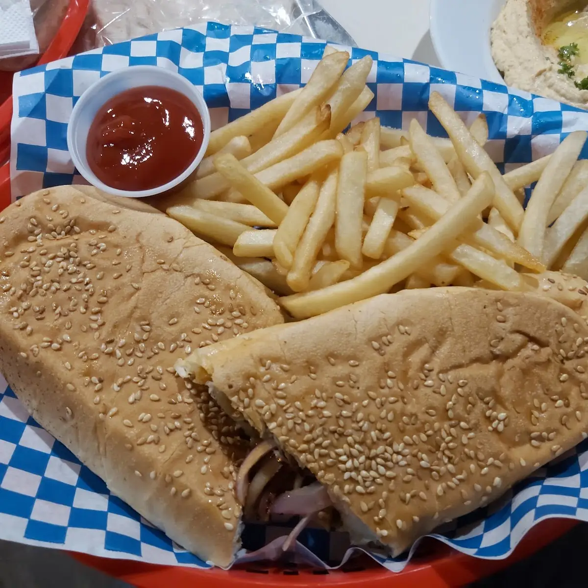 Chicken Sub with Fries