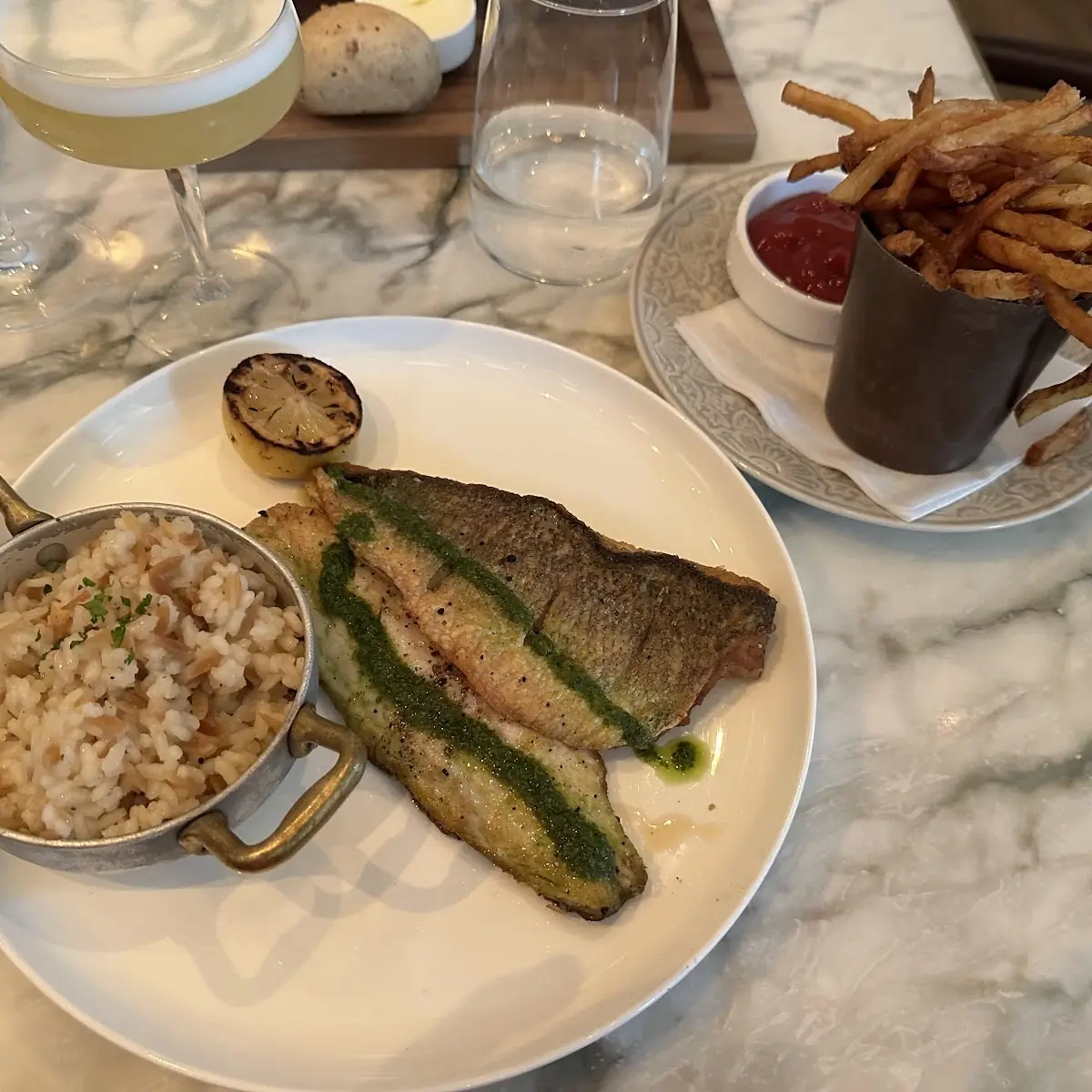Pan Seared Branzino