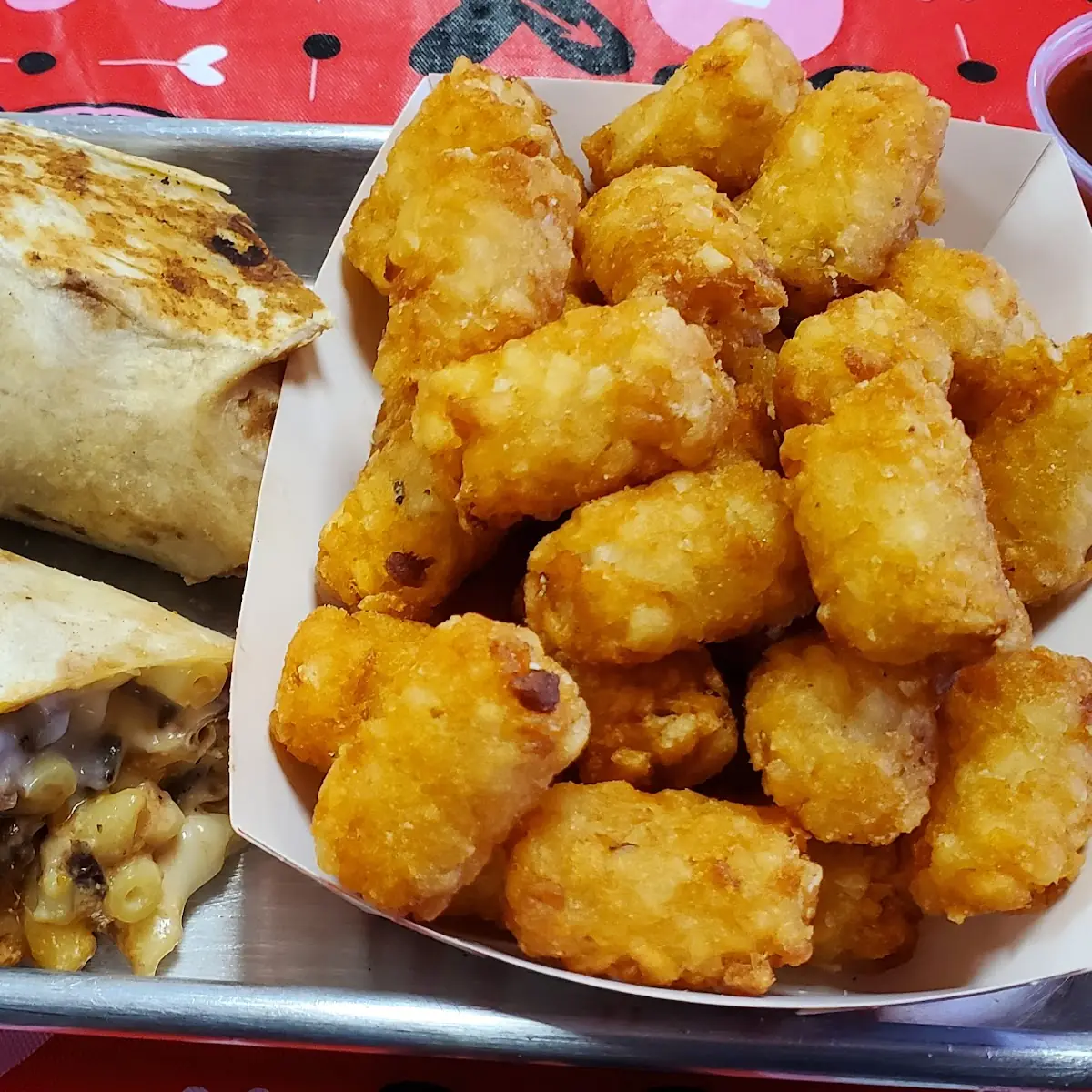 Chips Mac N Cheese Tots