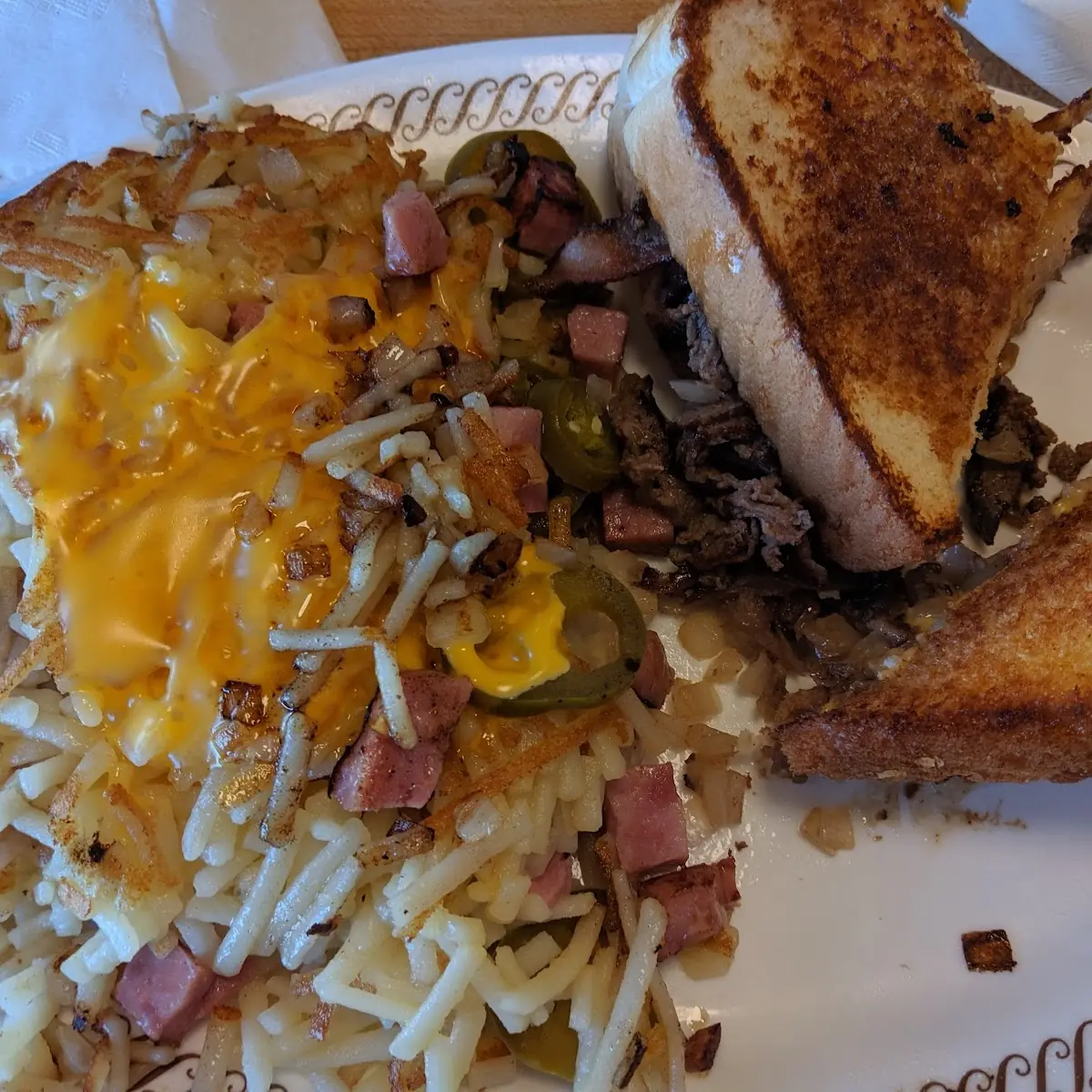 Texas Cheese Steak Sandwich