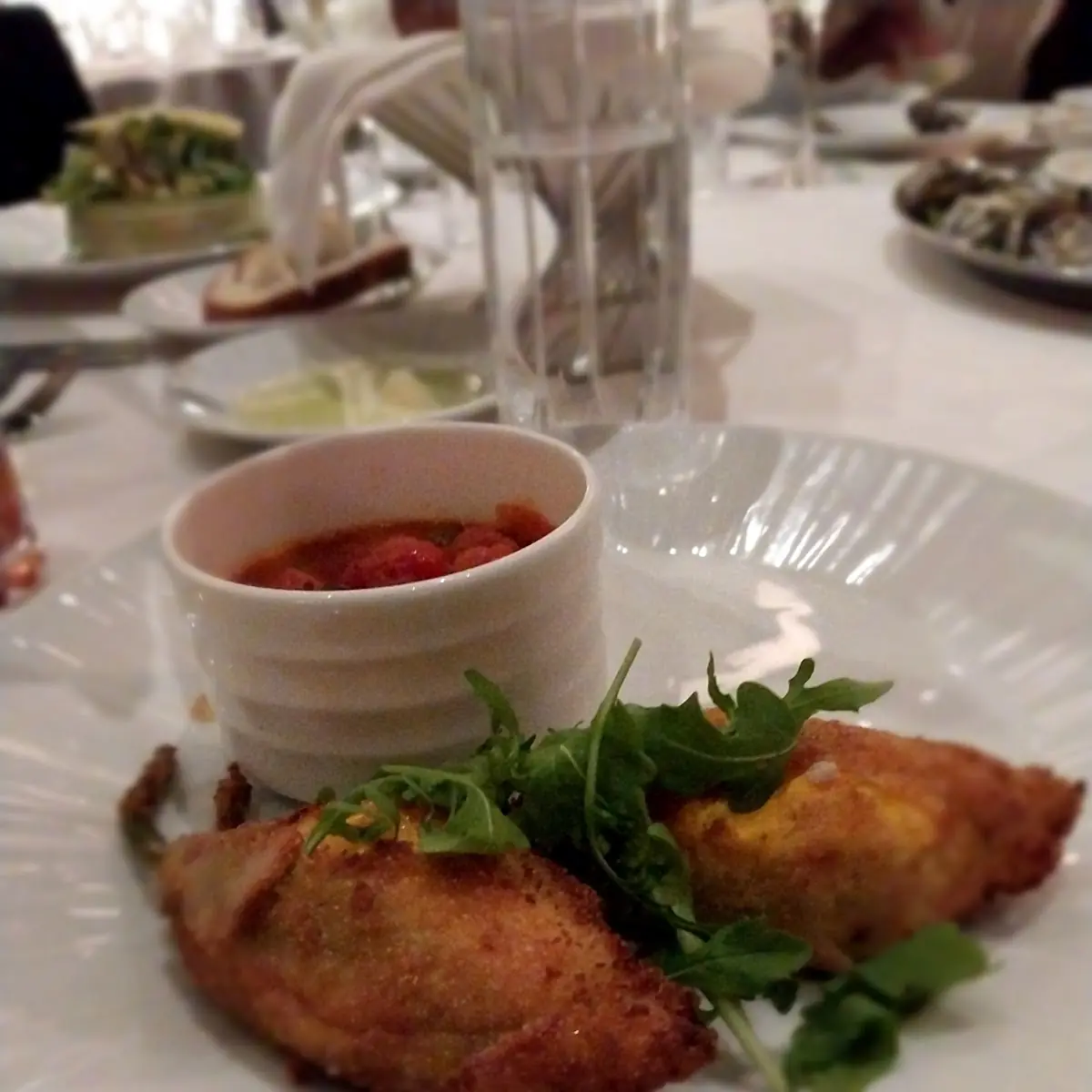 Fried Zucchini Flower with Ricotta Cheese