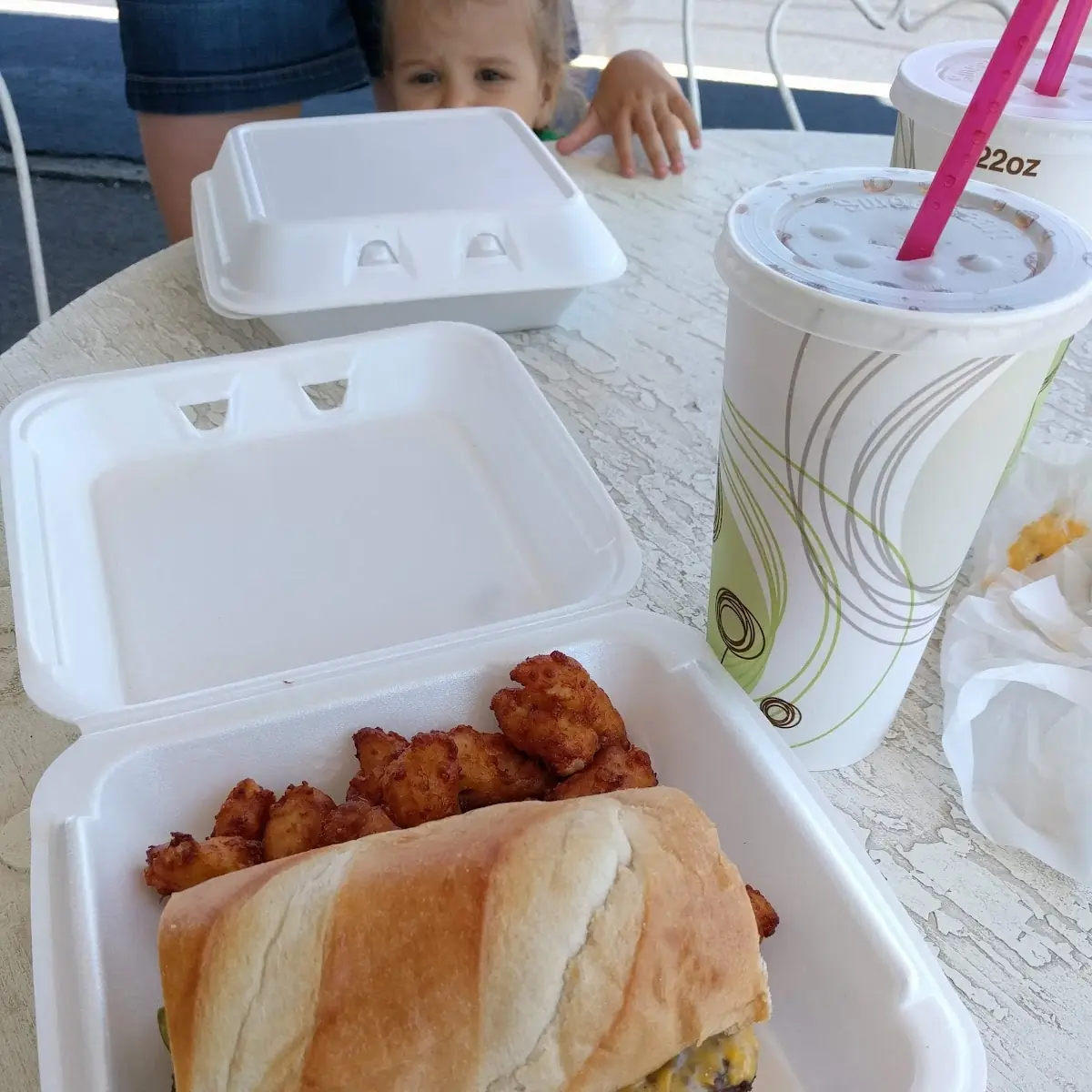 Deluxe Cheeseburger with Cheese Curds