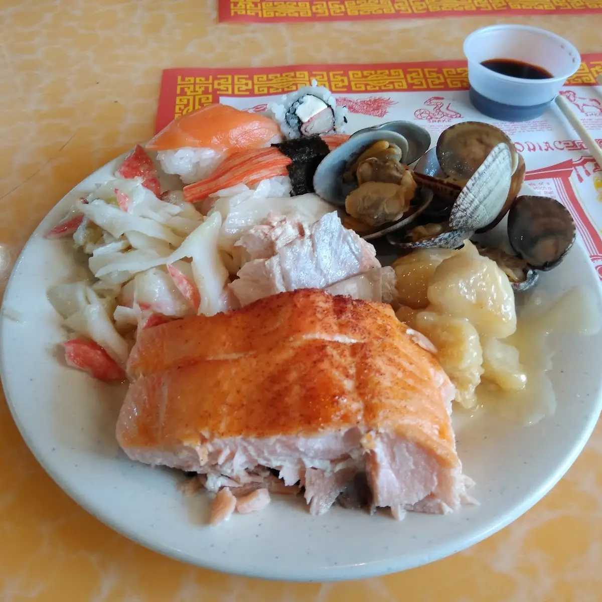 Salmon Seafood Salad