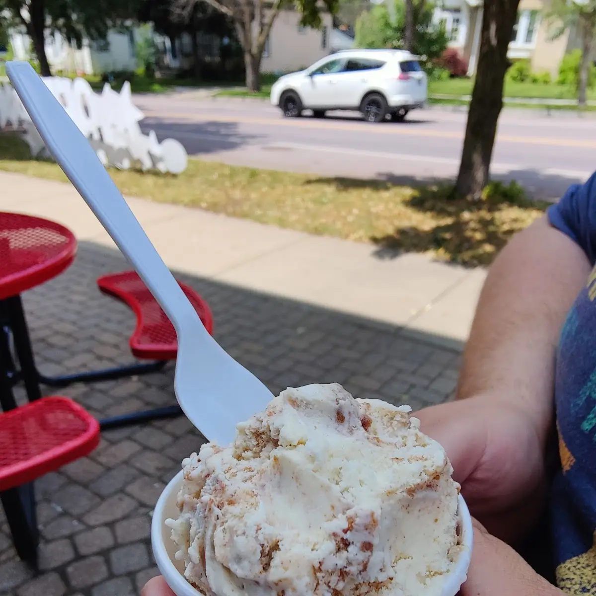 Cinnamon Roll Ice Cream