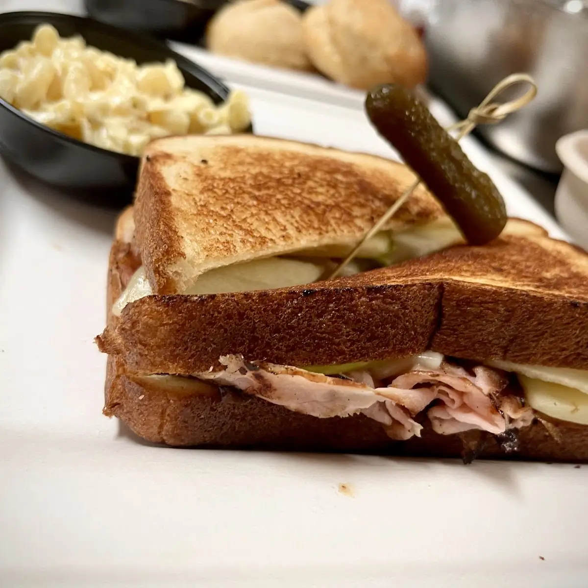 Ham Cheese and Apple Melt