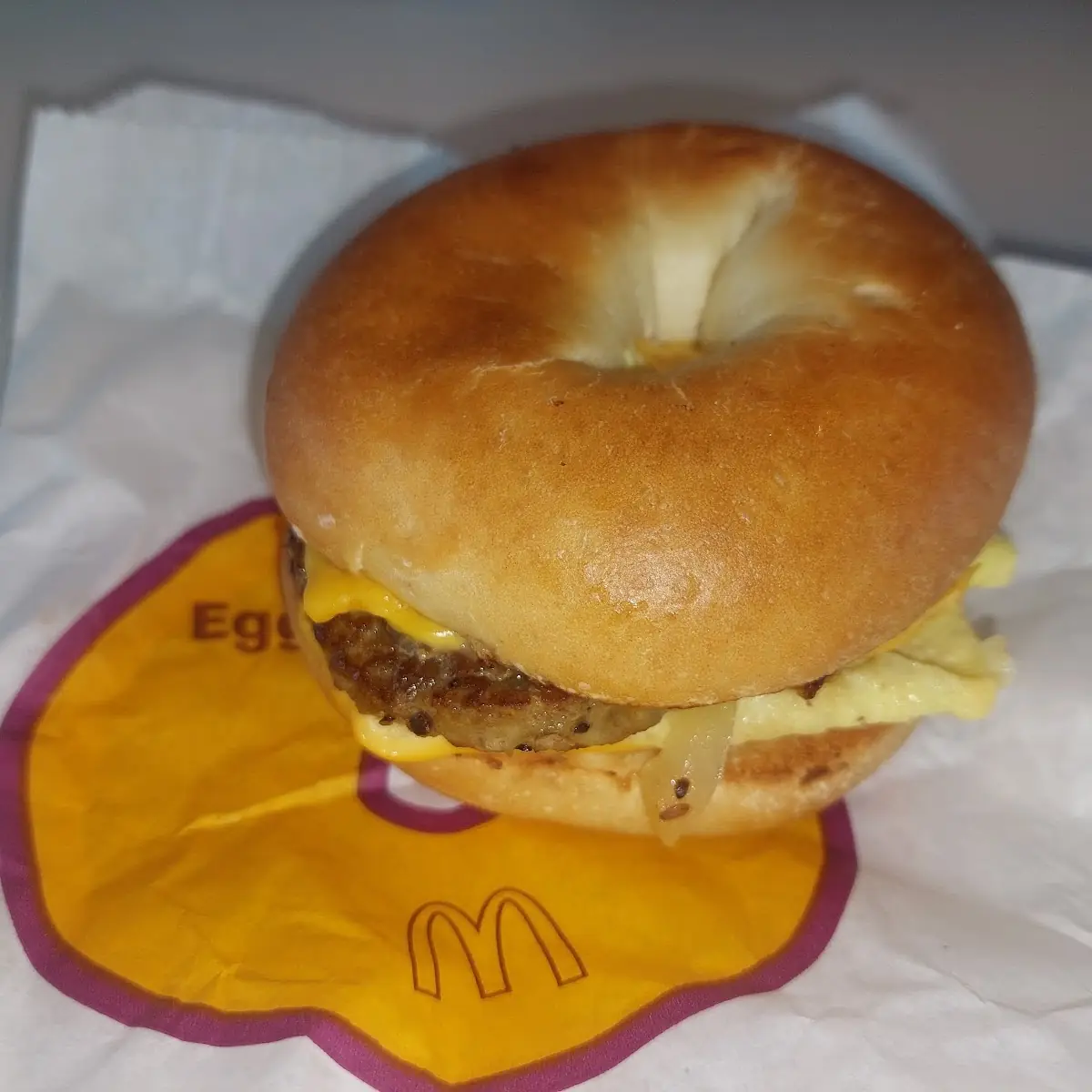 Steak Egg Cheese Bagel