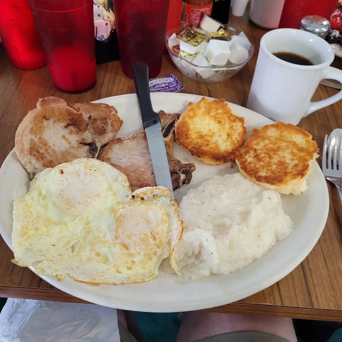Pork Chops and Eggs