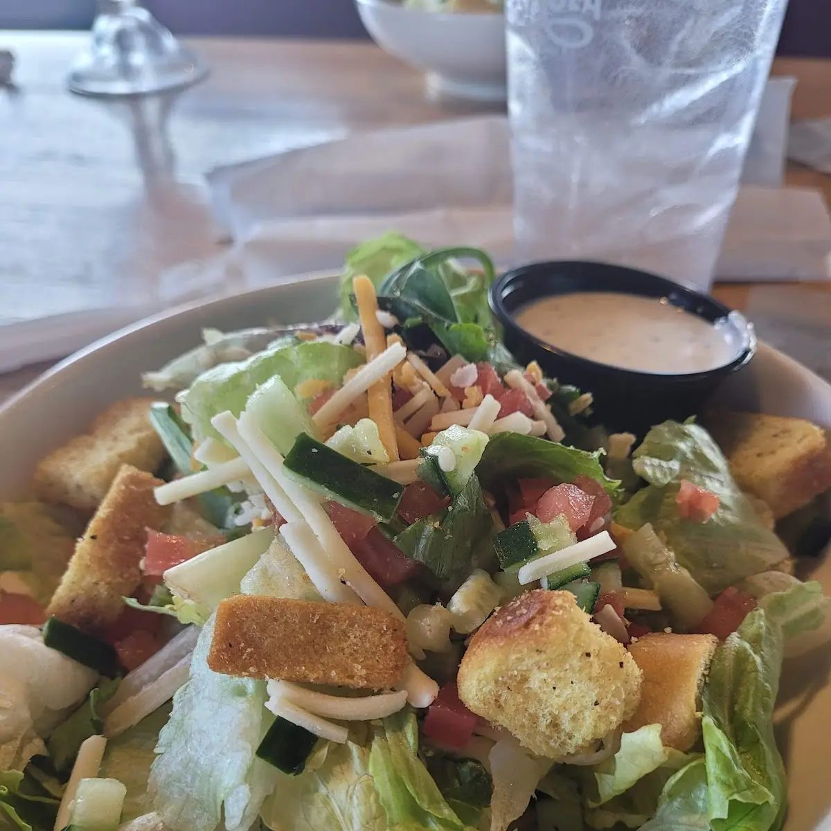 House Salad with Ranch Dressing