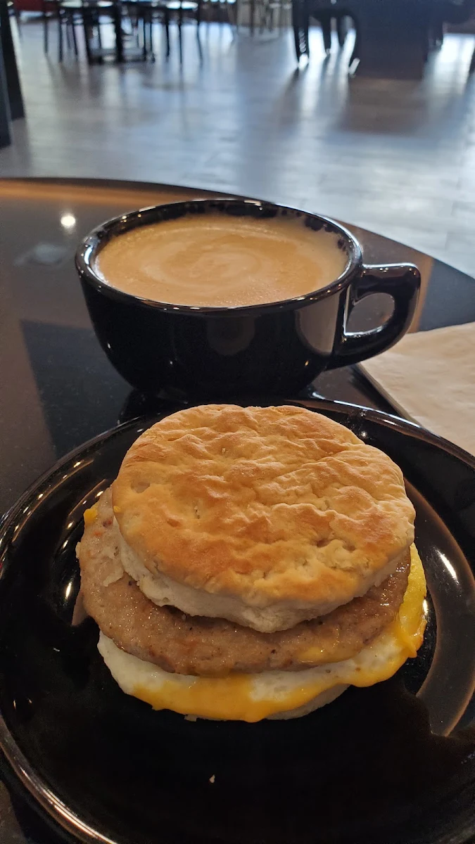 Sausage Egg and Cheese Biscuit