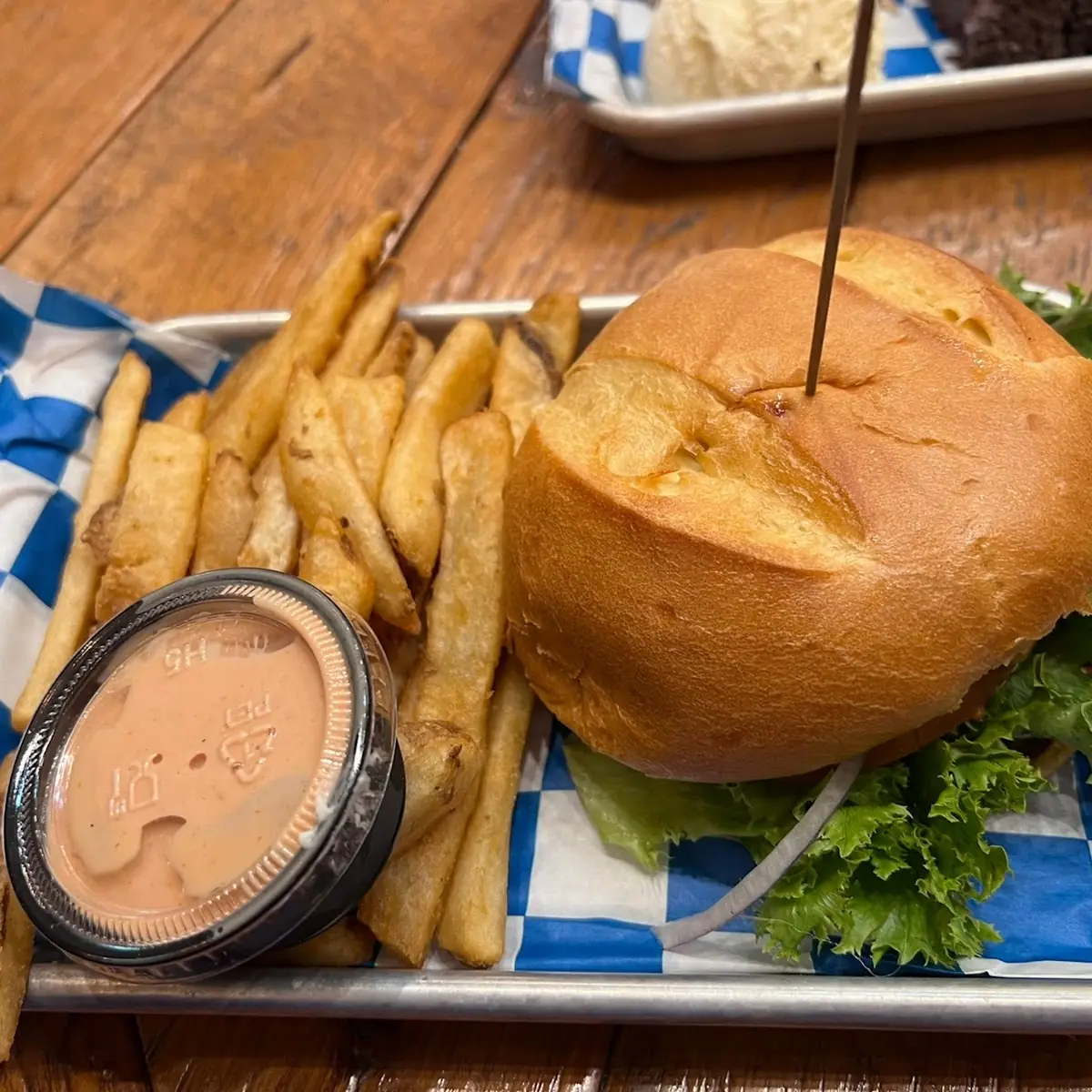 Cheeseburger and Fries