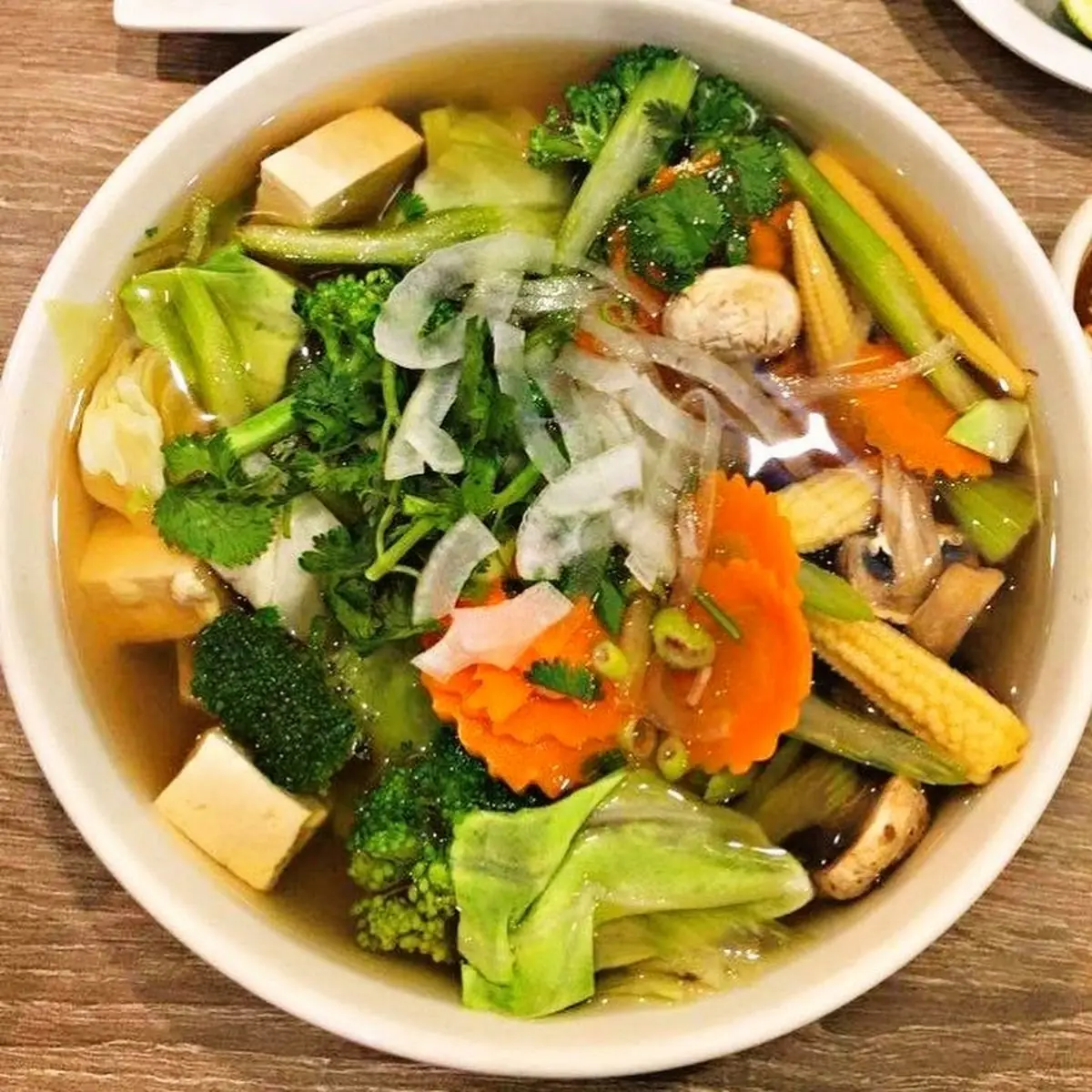 Phở Chay Phở with Vegetables