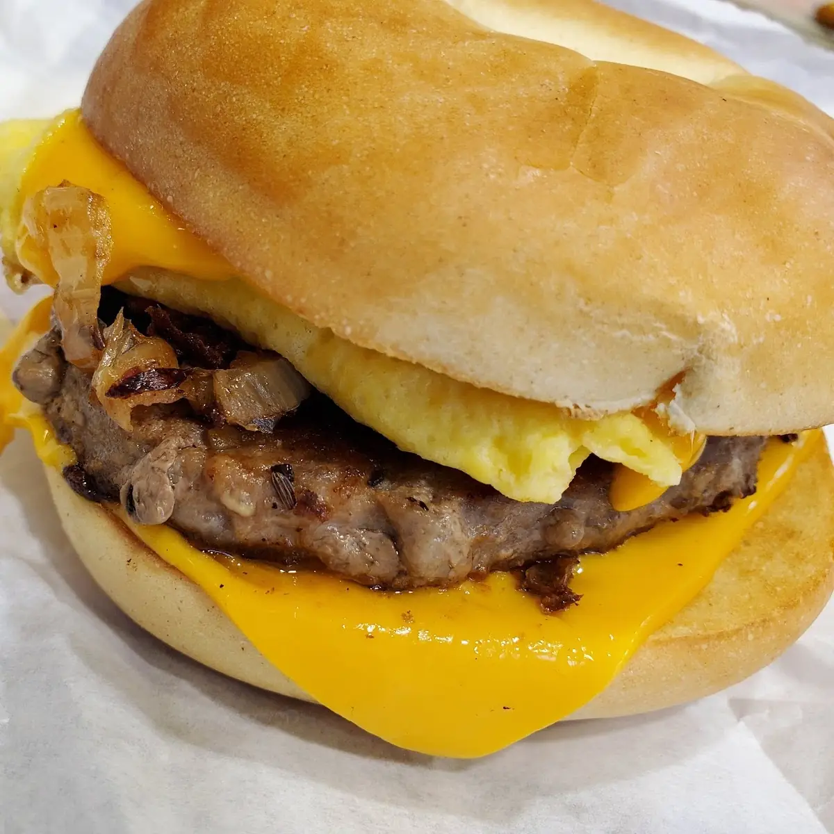 Steak Egg and Cheese Bagels