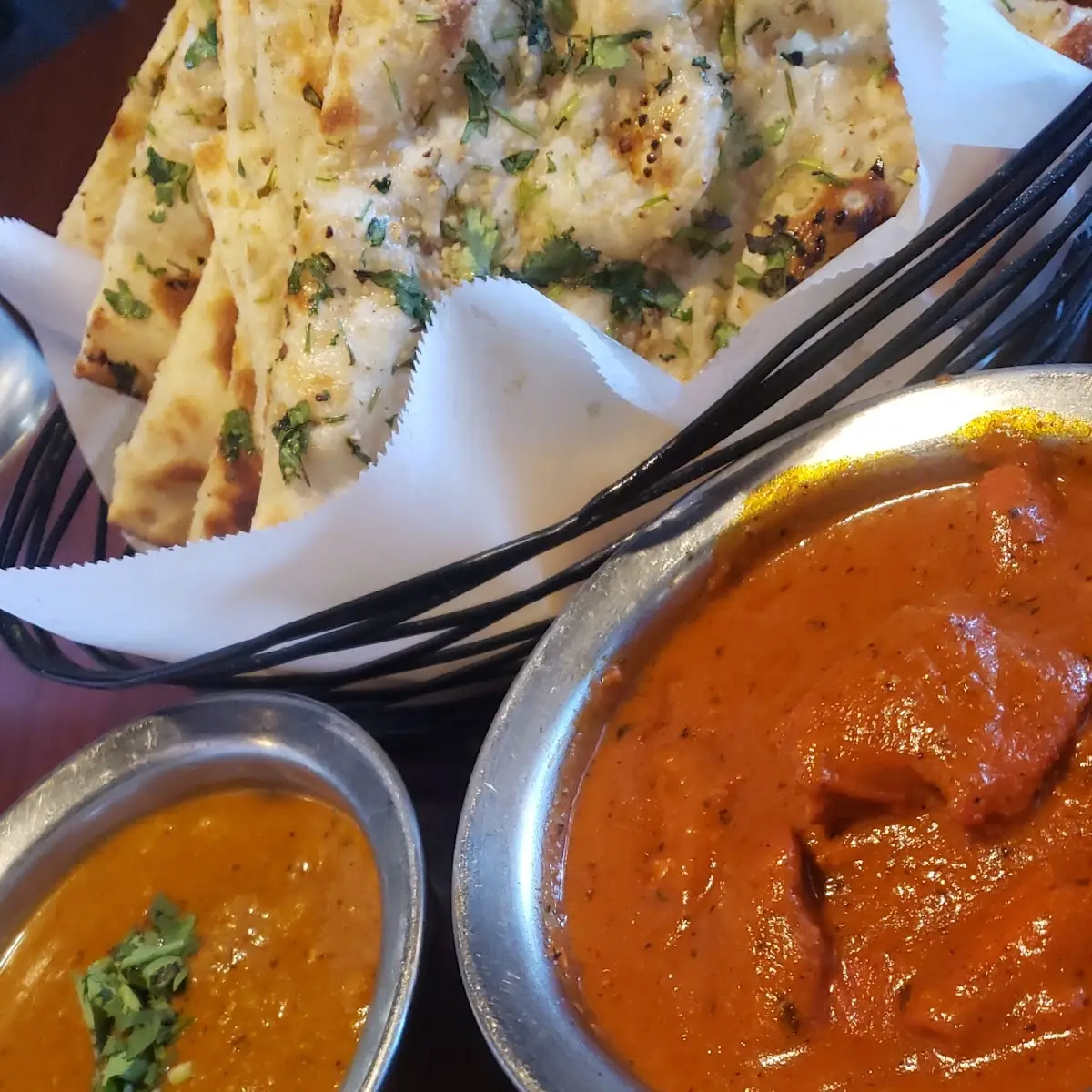 Chicken Korma and Butter Chicken