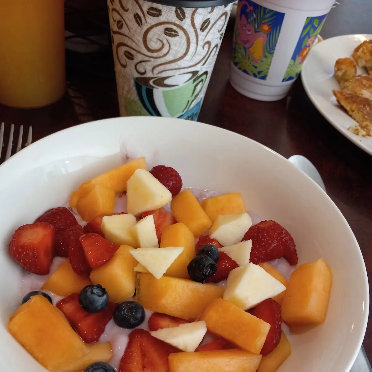 Fruit Bowl with Yogurt