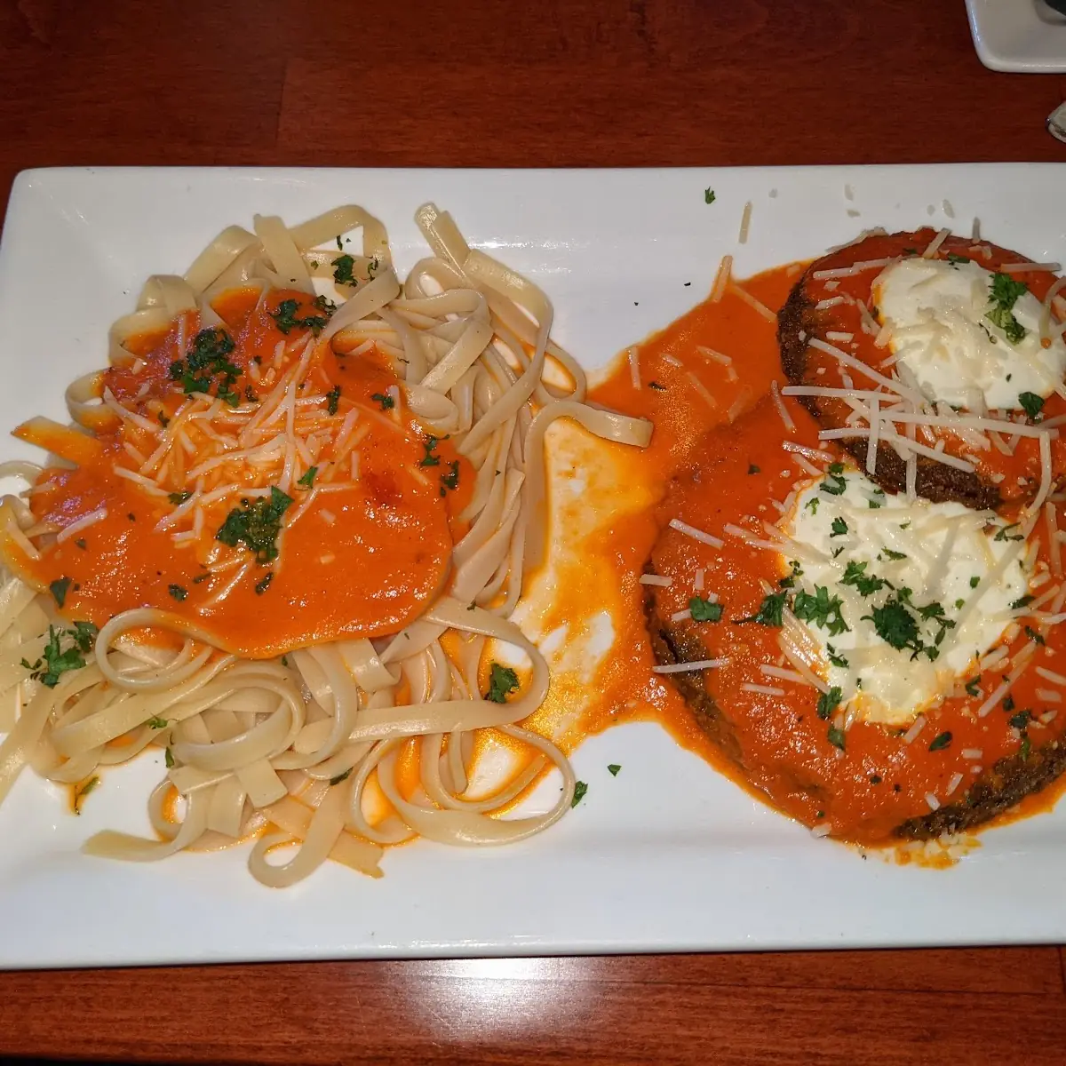 Chicken or Eggplant or Veal Parmesan