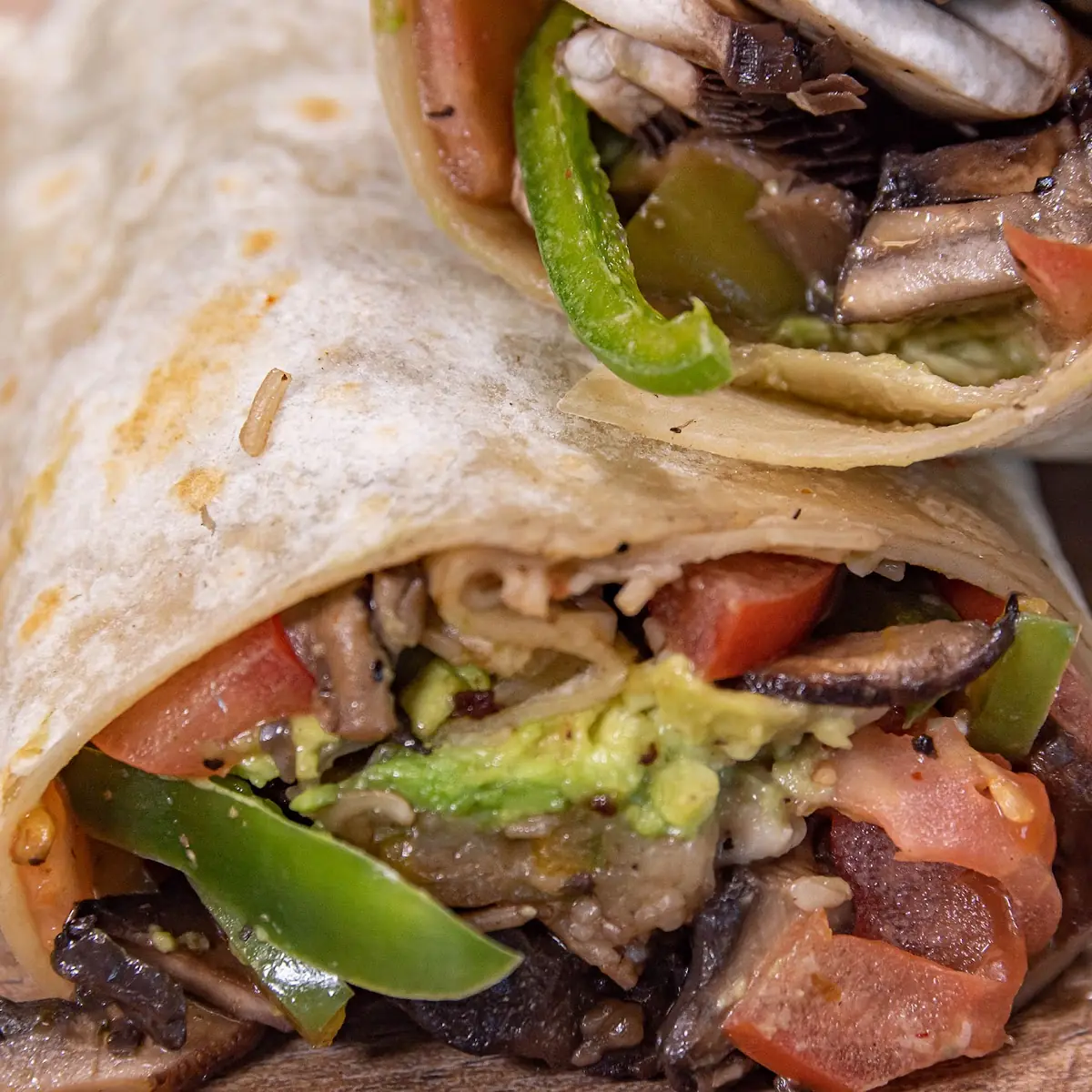 Portobello Asada Burrito