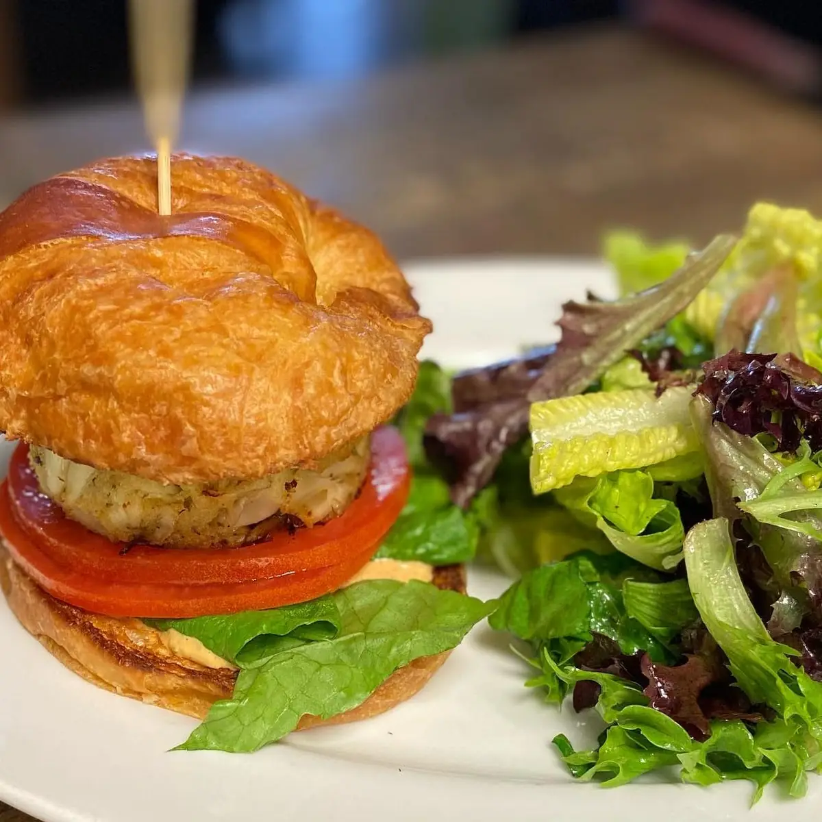 Jumbo Lump Crab Cake Croissant