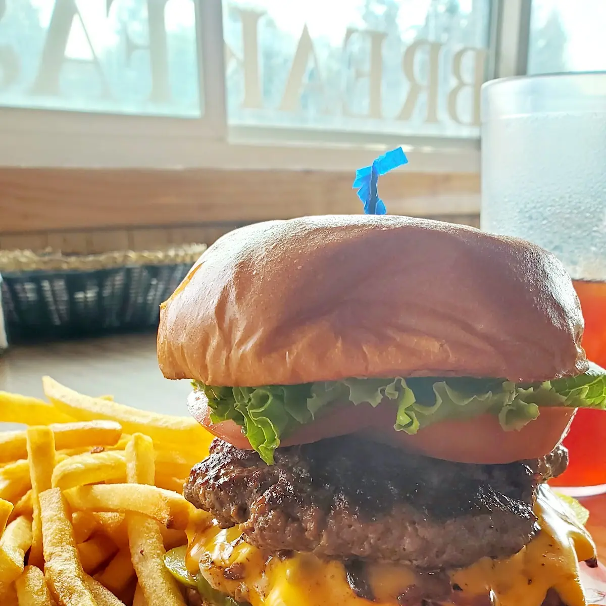Double Smash Bison Burger