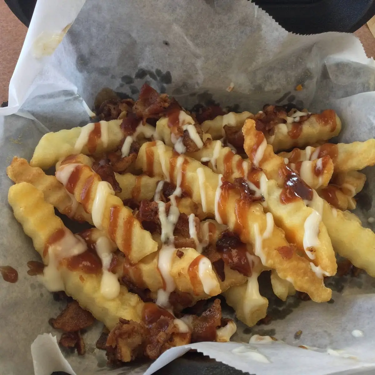 BBQ Bacon Pub Fries