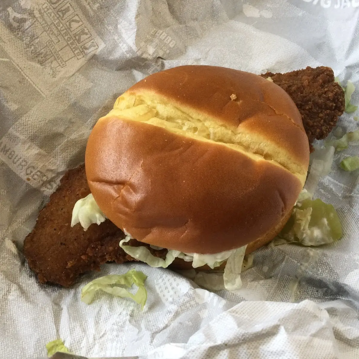 Flounder Fish Sandwich