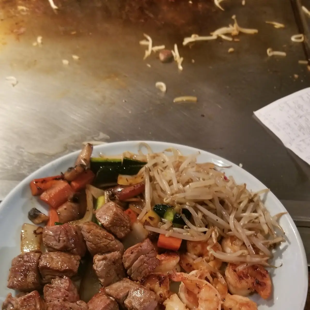 Filet Mignon and Shrimp
