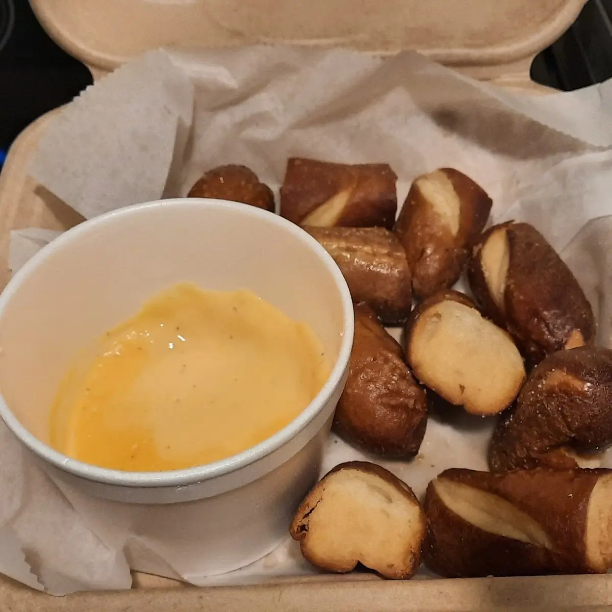 Pretzel Bites with Beer Cheese