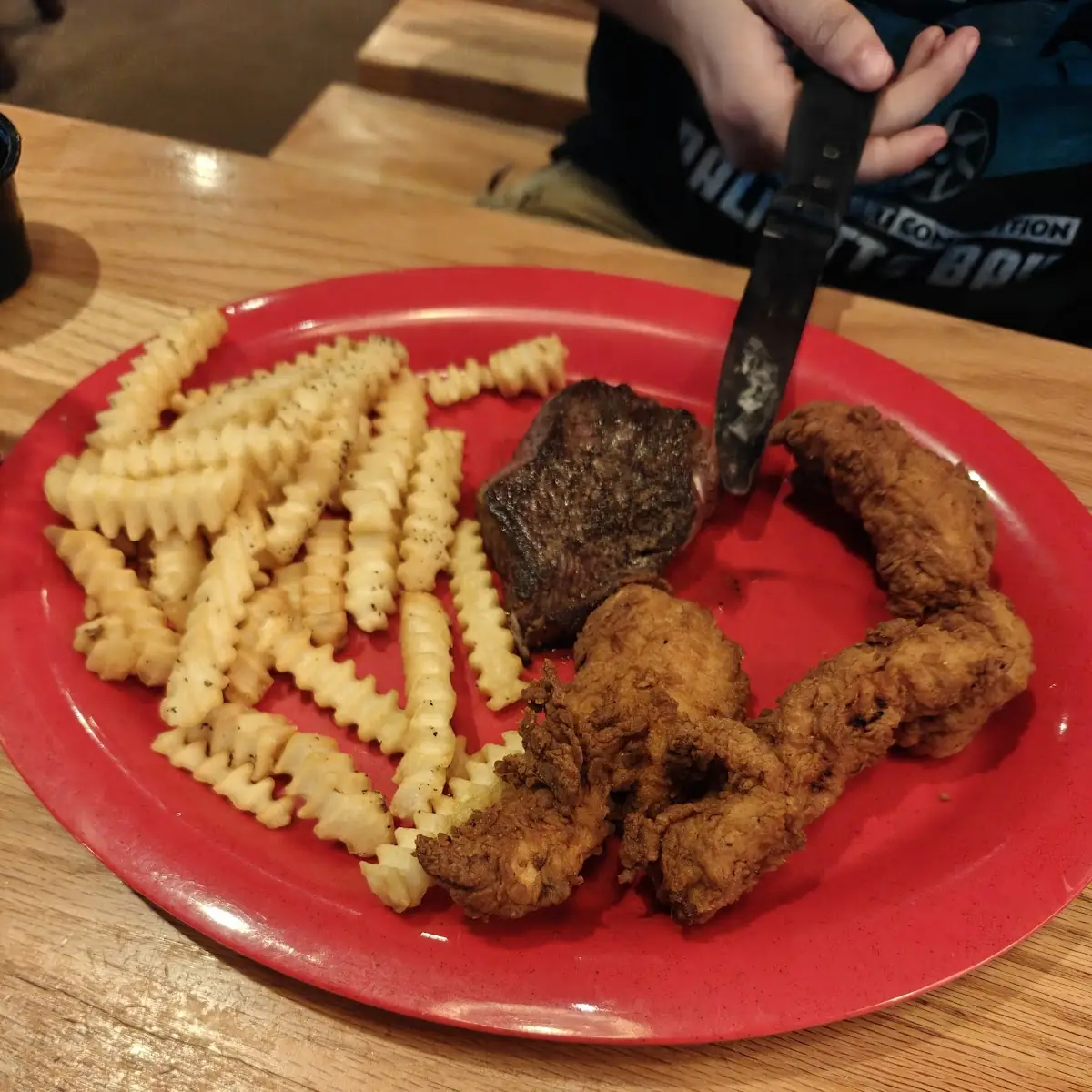 Filet w Fried Chicken Tenders