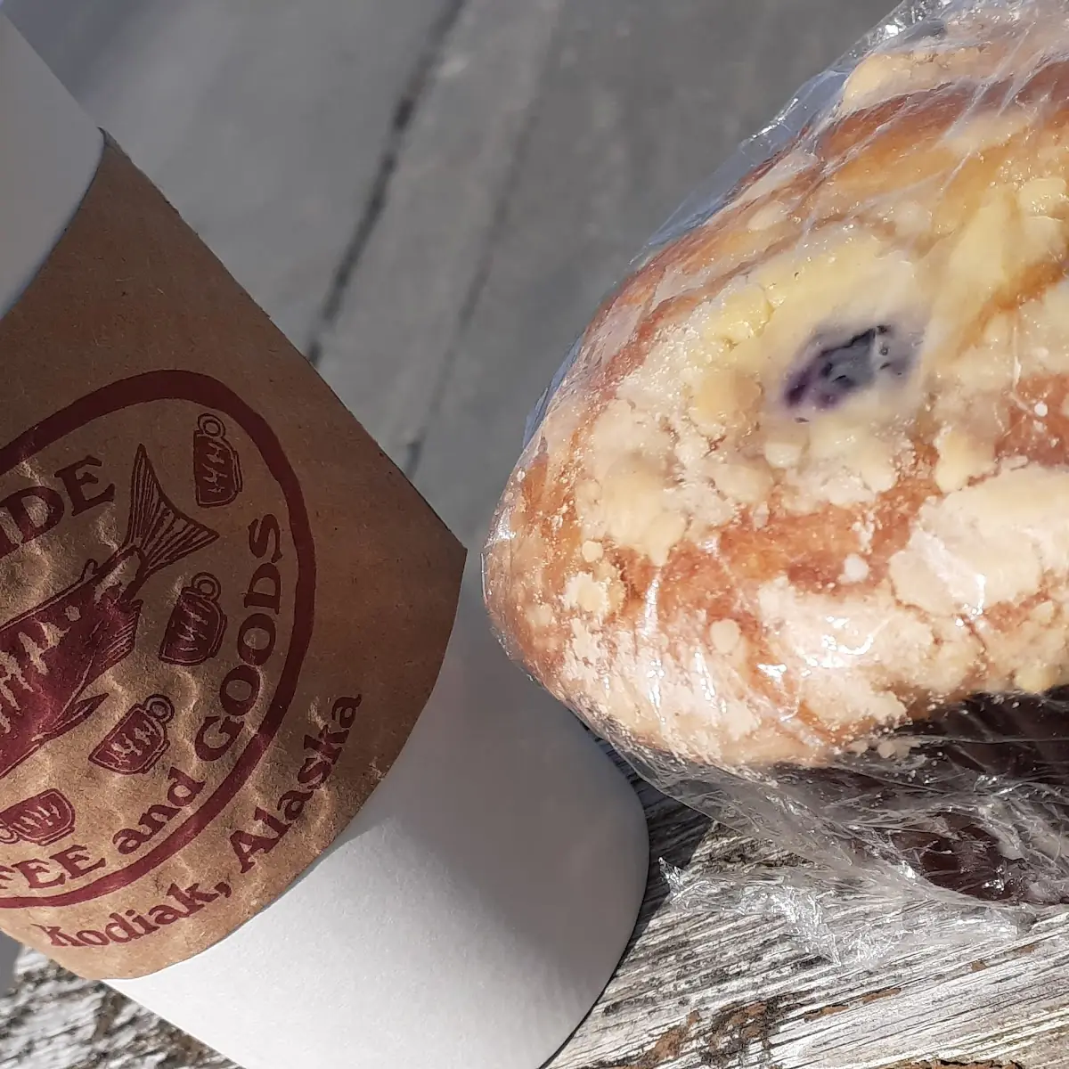Blueberry Muffin and Coffee