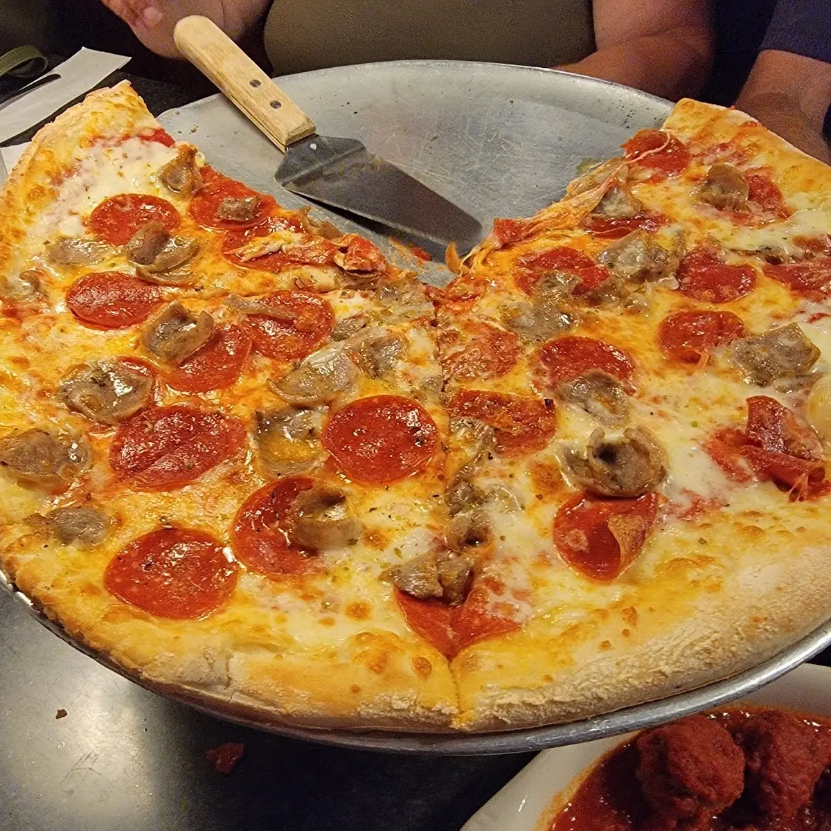 Sausage Pepperoni Pizza