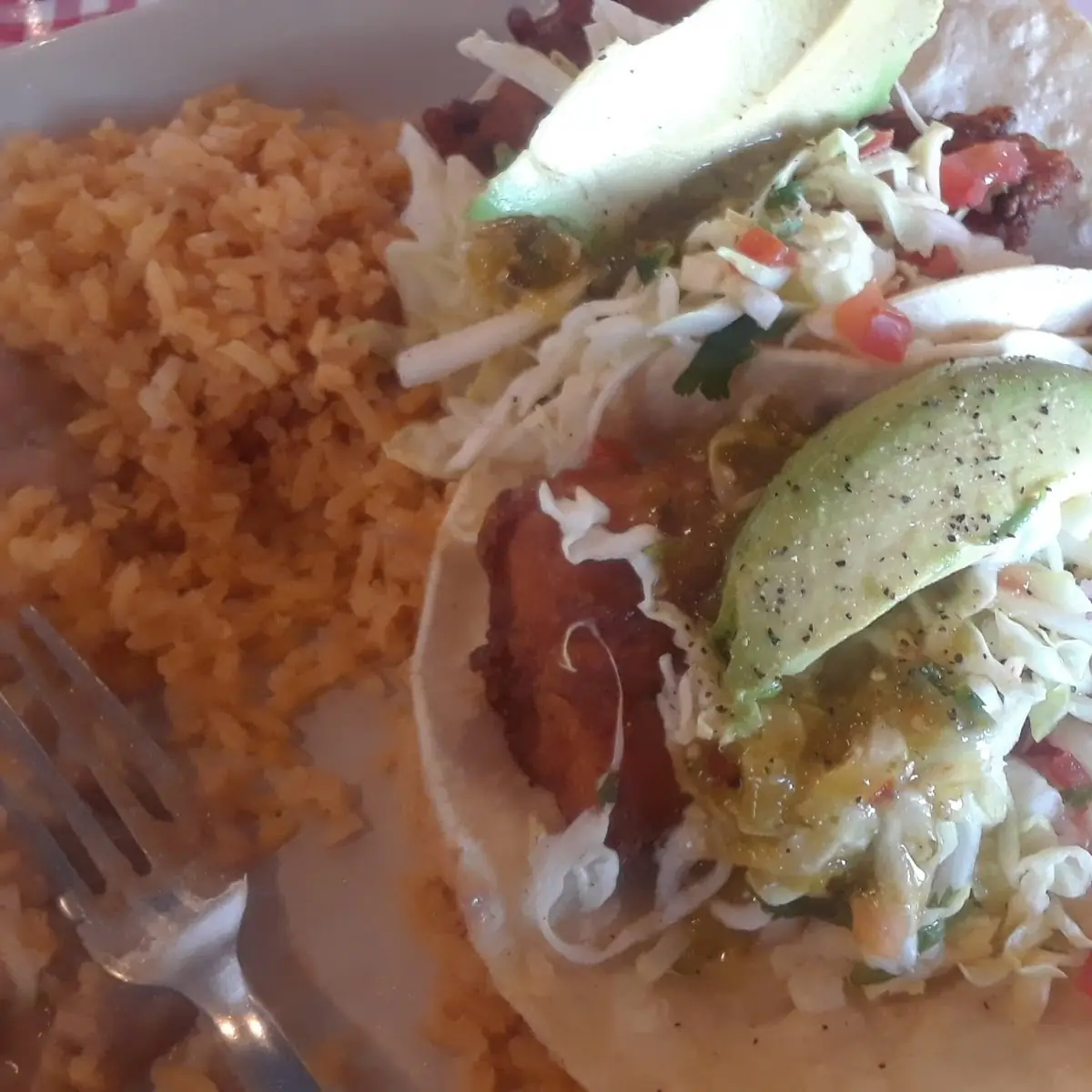 2 Shrimp Tacos Plate