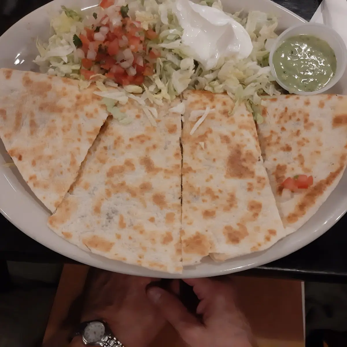 Cheese Quesadilla & Fries
