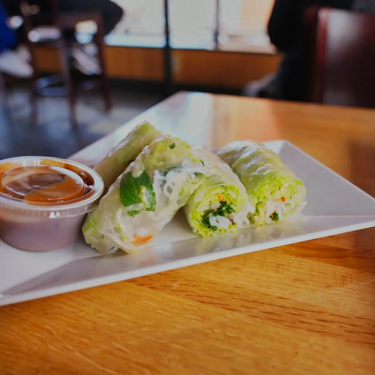 Fresh Spring Rolls with BBQ Pork