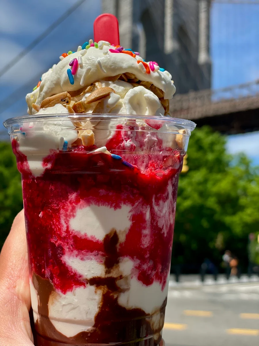 Strawberry Shortcake Sundae